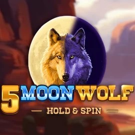 5 Moon Wolf logo by Apparat Gaming at Spin Dynasty Casino