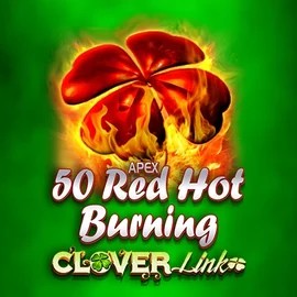 Slots logo of 50 Red Hot Burning Clover Links from Novomatic at Spin Dynasty Casino