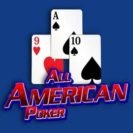 All American Poker slot logo by RTG (Reel Time Gaming) at Spin Dynasty Casino