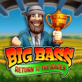 Big Bass Return to the Races logo by Pragmatic Play Spin Dynasty Casino