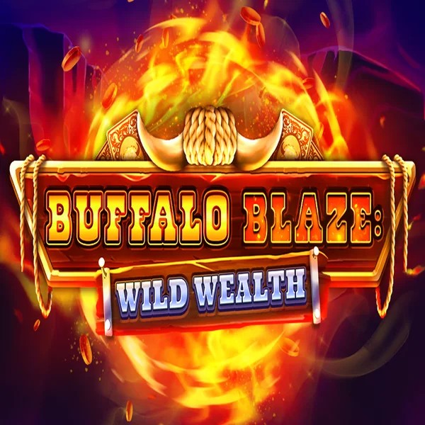 Buffalo Blaze Wild Wealth slot logo by OctoPlay at Spin Dynasty Casino