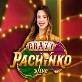 Crazy Pachinko logo by Evolution Spin Dynasty Casino