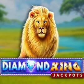 Diamond King Jackpots slot visual from SpinPlay Games available on spindynasty.ca