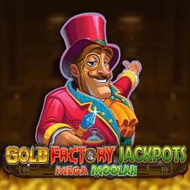 Gold Factory Jackpots Mega Moolah – slot by Aurum Signature Studios, featured at spindynasty.ca