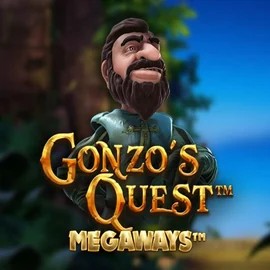 Slots logo of Gonzo's Quest Megaways from Red Tiger Gaming at Spin Dynasty Casino
