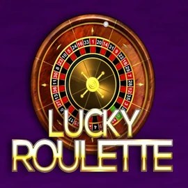Lucky Roulette slot visual from Belatra Games available on spindynasty.ca