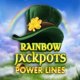 Rainbow Jackpots Power Lines logo – Jackpots by Red Tiger Gaming at Spin Dynasty Casino