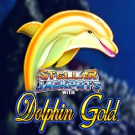 Dolphin Gold with Stellar Jackpots by Lightning Box Game, showcased at spindynasty.ca – game logo